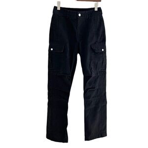Alexander Wang Cotton Twill Cargo Pants Black